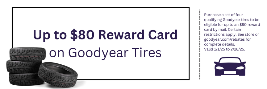 Save On Your Next Goodyear Tire Purchase